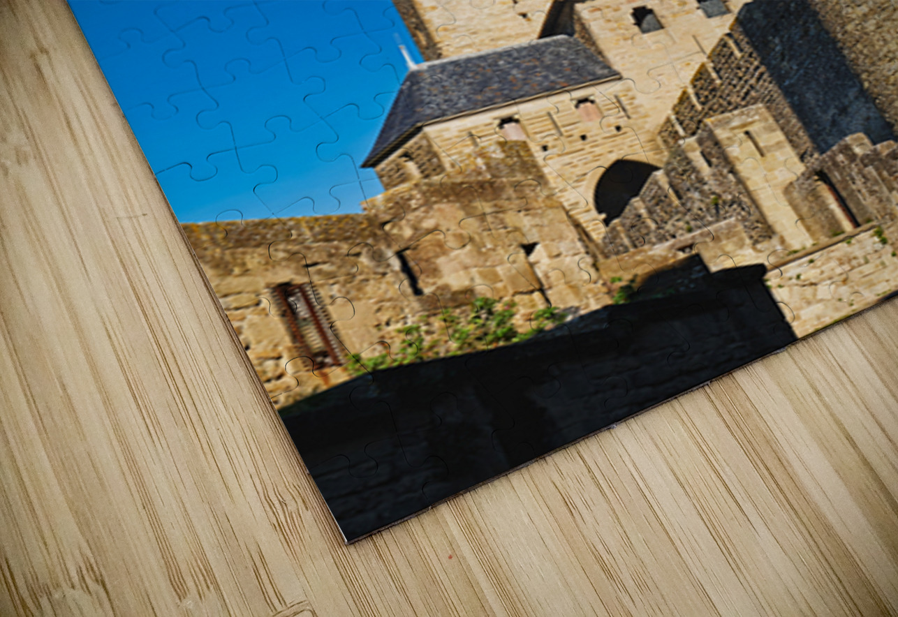 Visit to Carcassonne in France by the medieval fortress walls Marco Brivio Puzzle