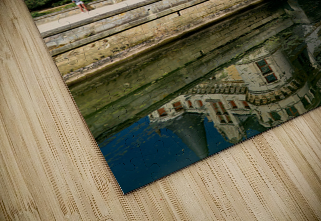 Chateau dAzay le Rideau in Loire Valley France near the water Marco Brivio Puzzle