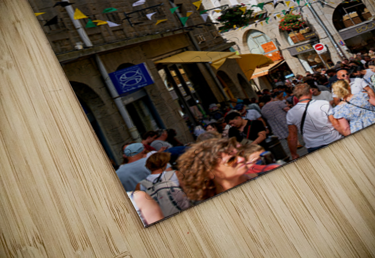 Busy streets in old town of Saint Malo in Brittany France Marco Brivio Puzzle