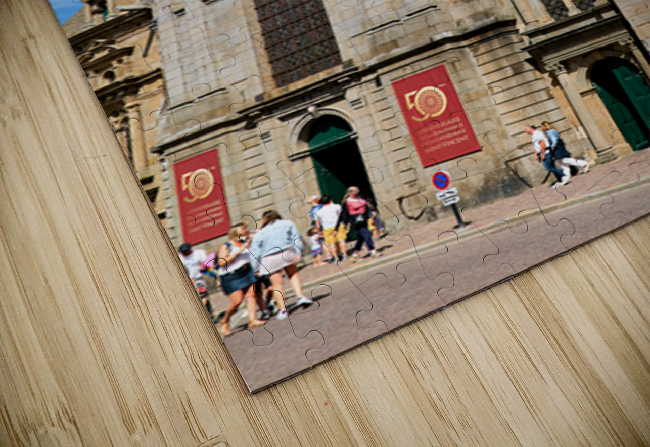 Explore cathedral saint vincent in saint malo brittany france Marco Brivio Puzzle