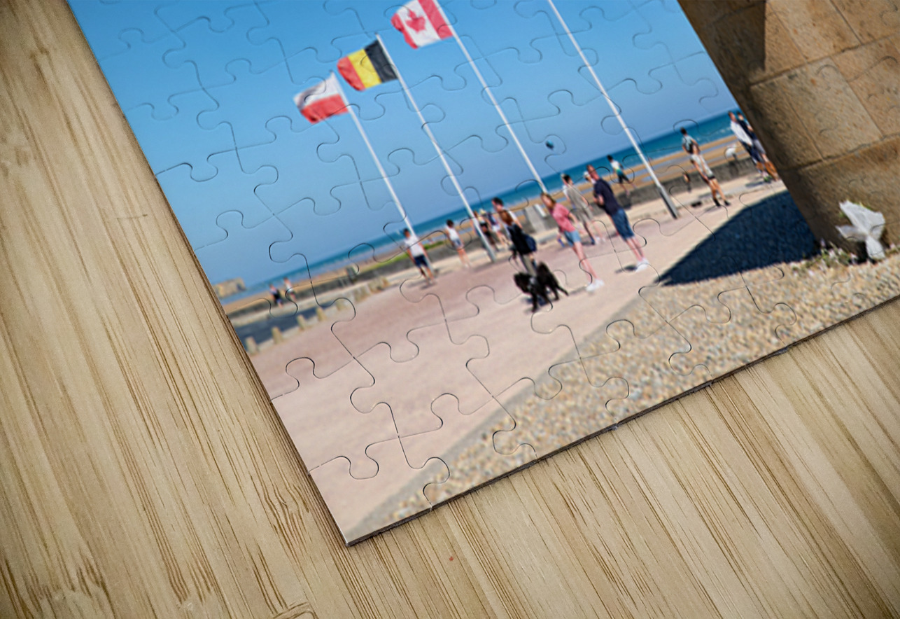 Memorial at Omaha Beach honors those who served in Normandy Marco Brivio Puzzle