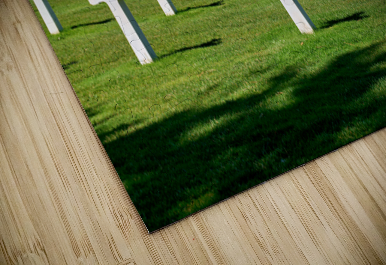 Grave markers at Normandy American Cemetery in Colleville sur Me Marco Brivio Puzzle