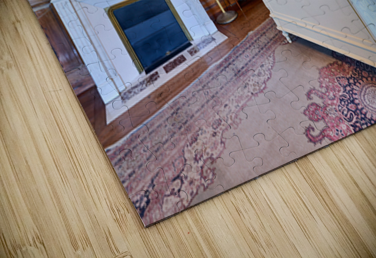 Visit to Monets house in Giverny Normandy with bright room dec Marco Brivio Puzzle