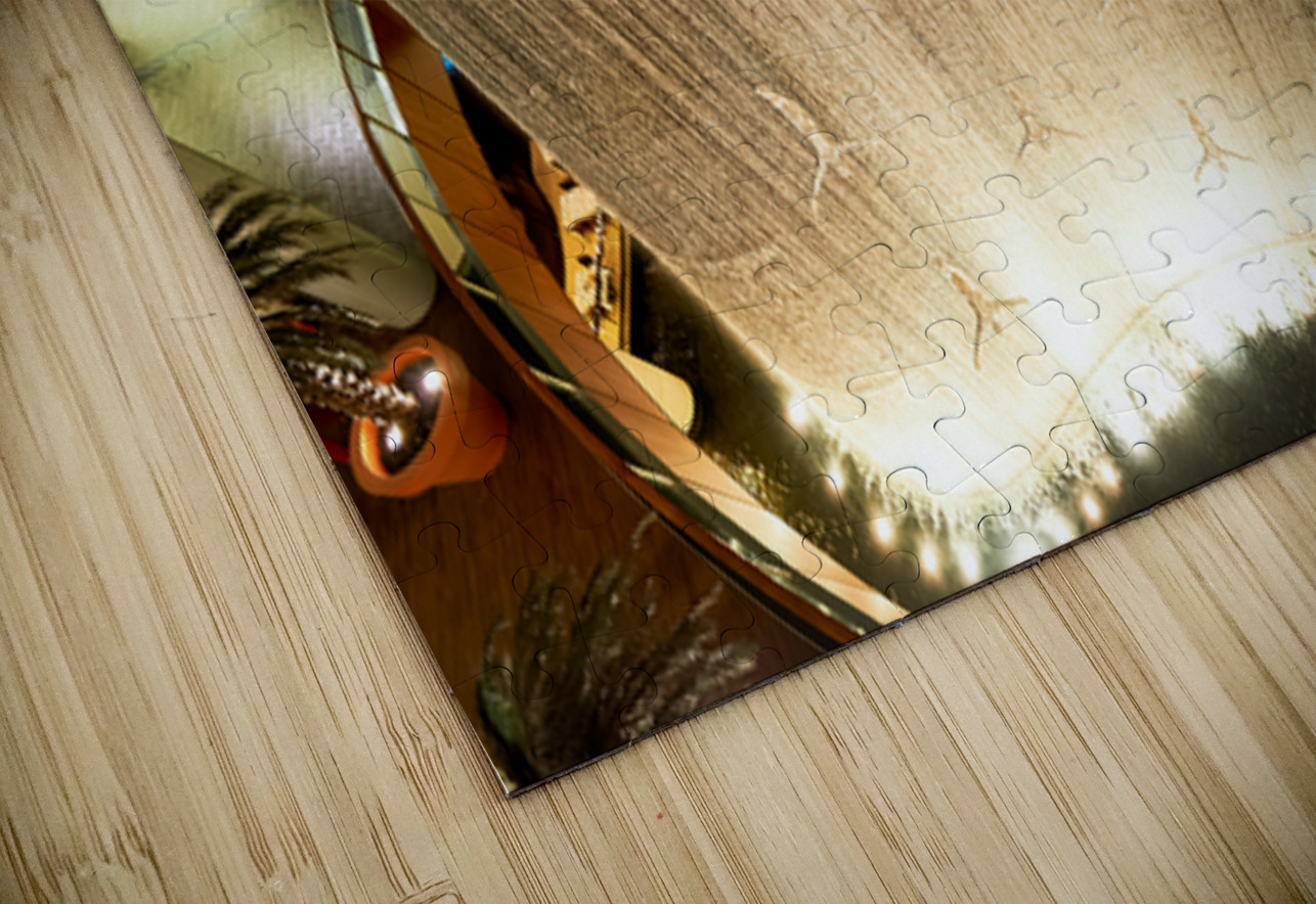 Dubai Mall waterfall features diving sculptures in UAE Marco Brivio Puzzle