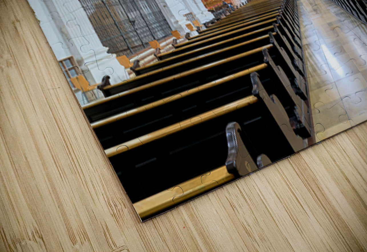Interior view of St. Michael Church in Munich Germany Marco Brivio Puzzle