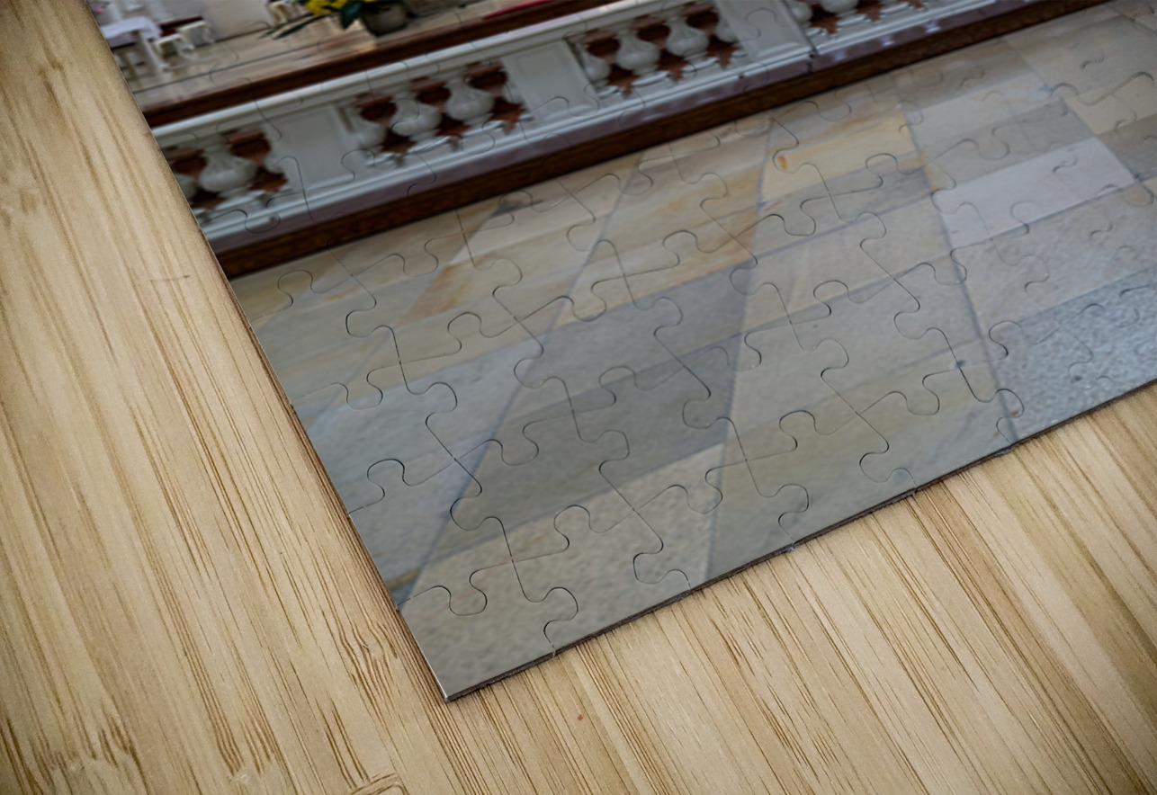 Interior view of Theatinerkirche in Munich with altar and sculpt Marco Brivio Puzzle