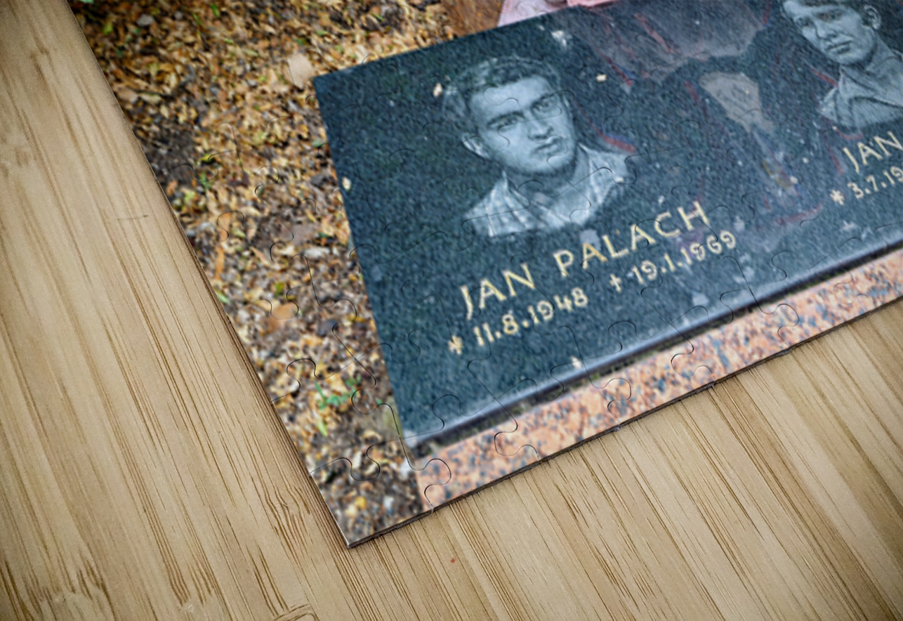 Memorial for Czech heroes Jan Palach and Jan Zajíc. Marco Brivio Puzzle