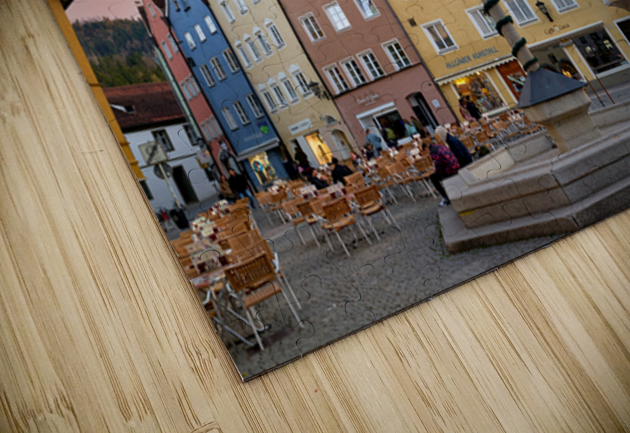 Historic buildings in Fussen on the Romantic Road in Germany Marco Brivio Puzzle