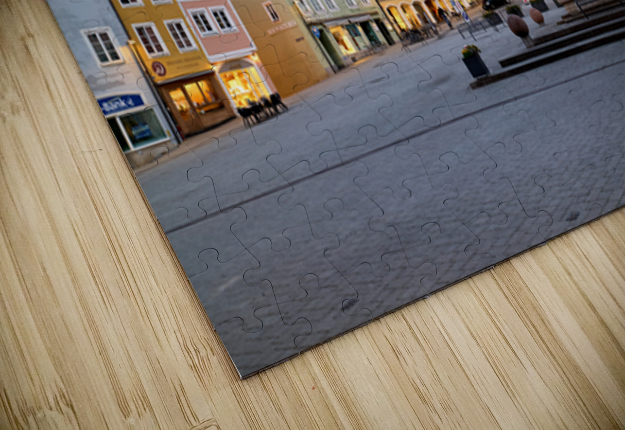 Exploring Hauptplatz square in Landsberg am Lech on the Romantic Marco Brivio Puzzle
