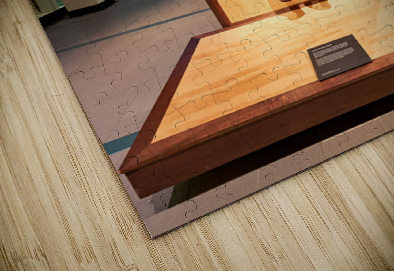 Maori goddess figure Kave on display in Auckland War Memorial Mu Marco Brivio Puzzle