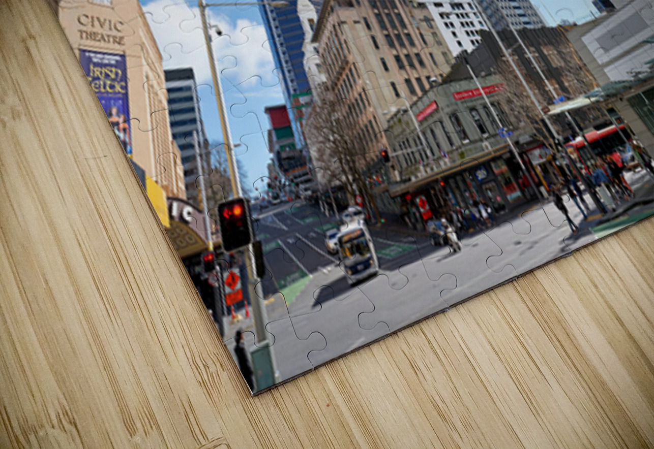 Modern architecture and Sky Tower in Auckland New Zealand Marco Brivio Puzzle