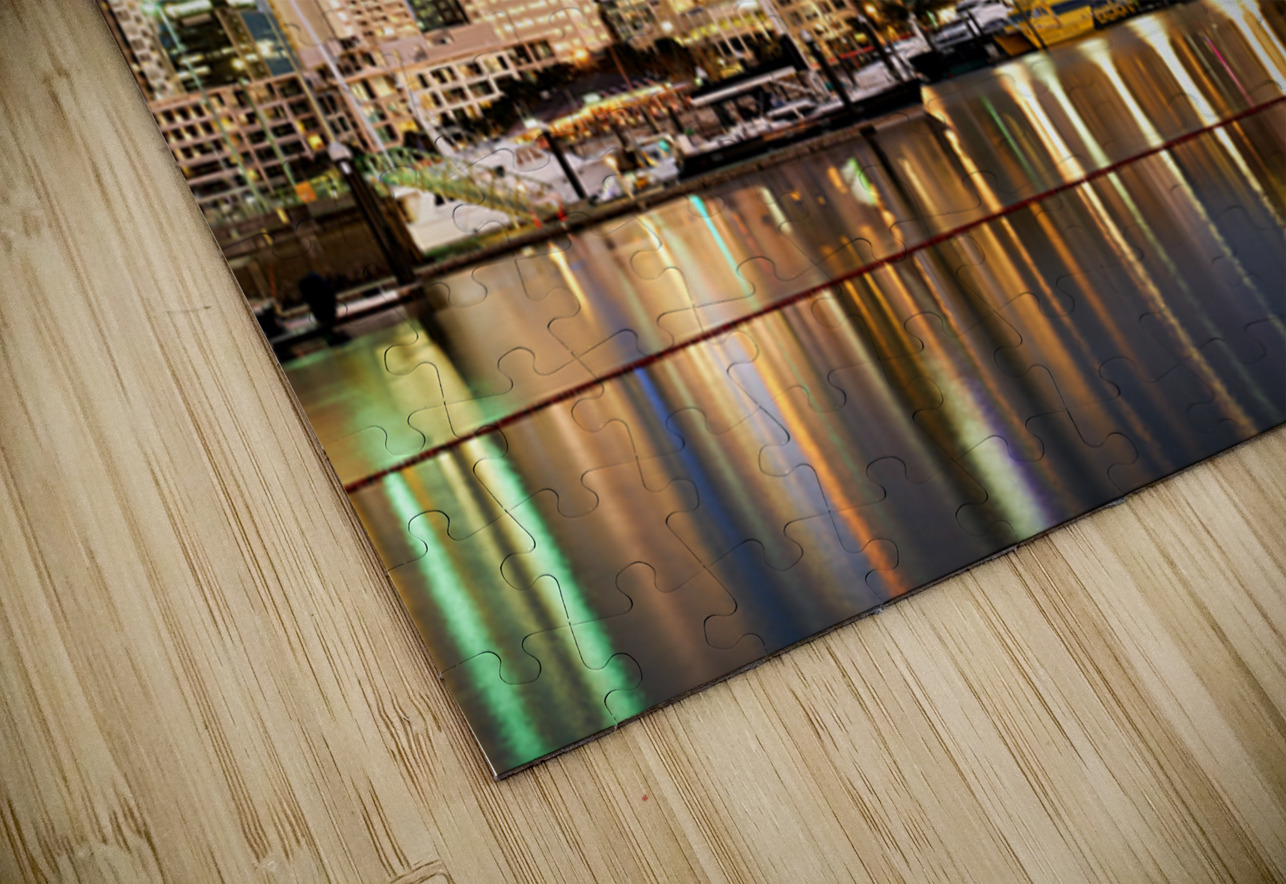 Auckland skyline with buildings and Sky Tower during evening Marco Brivio Puzzle