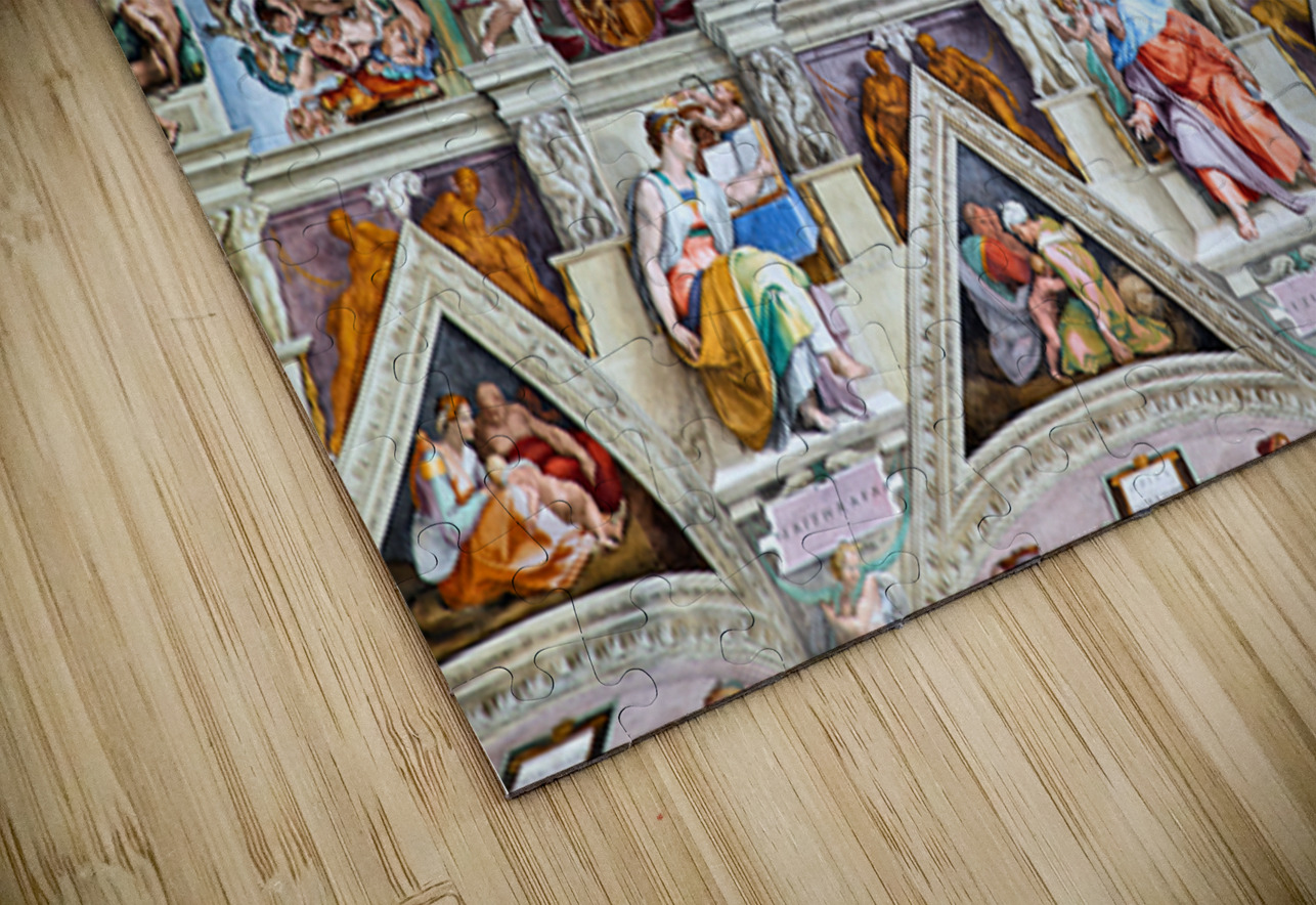 Michelangelo ceiling painting at Vatican Museums in Rome Marco Brivio Puzzle