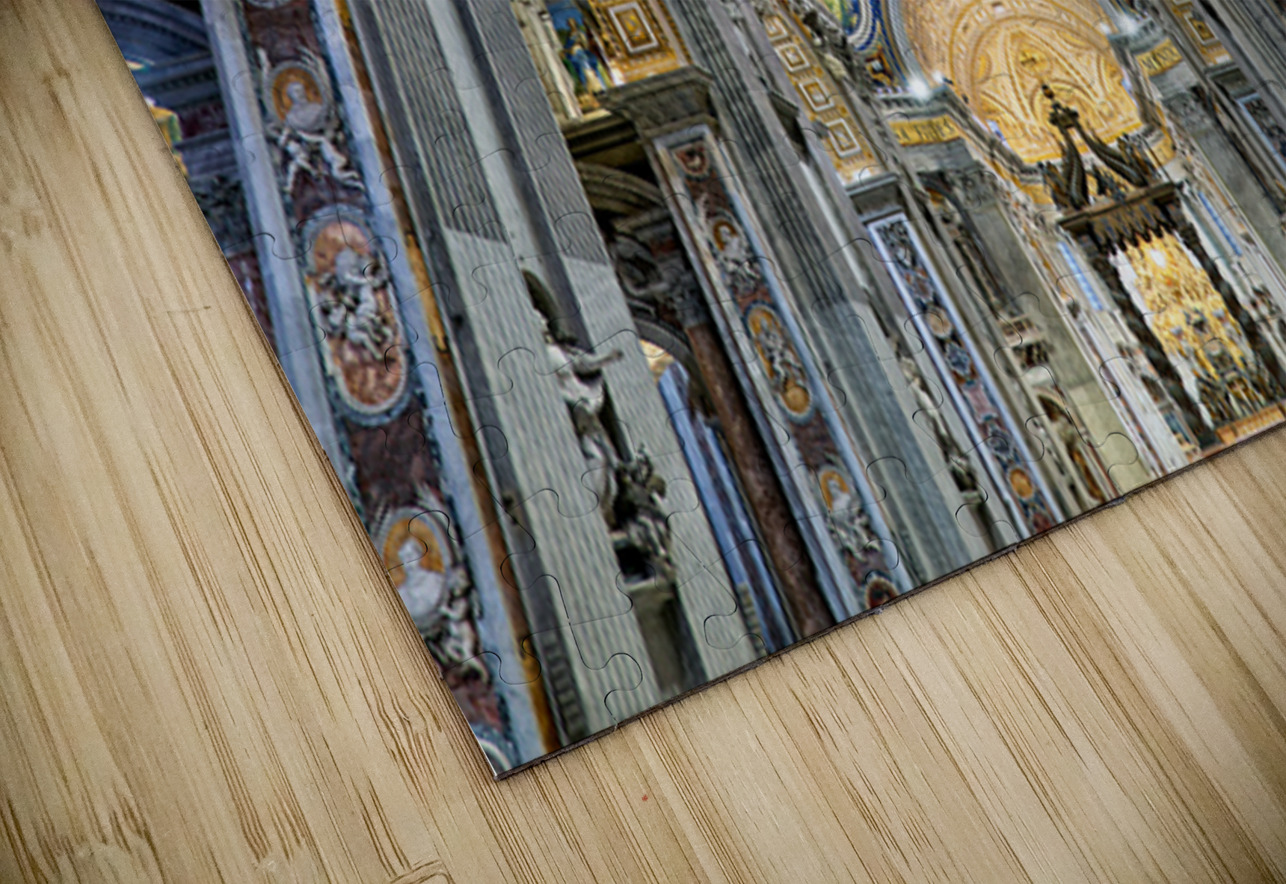 Visit to Saint Peters Basilica in Rome with Berninis baldacchi Marco Brivio Puzzle