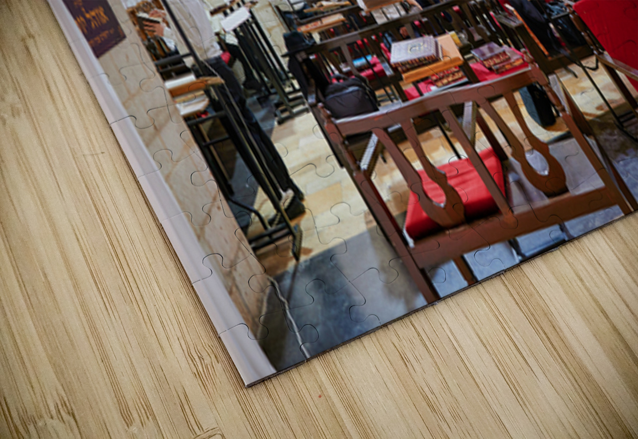 Four Sephardic synagogues in Jerusalem during prayer time Marco Brivio Puzzle