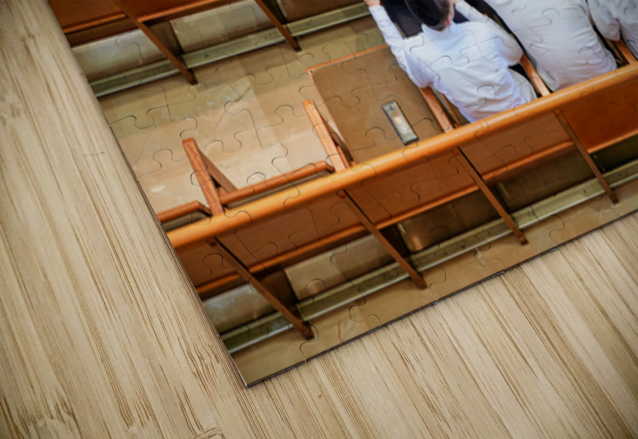 Prayer study at Hurva Synagogue in Jerusalem Marco Brivio Puzzle