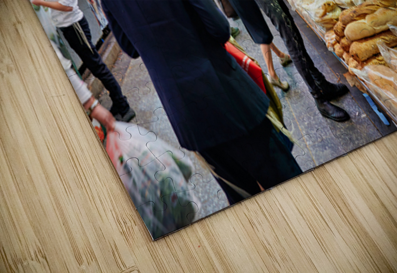Visitors explore Mahane Yehuda Market in Jerusalem during daytim Marco Brivio Puzzle