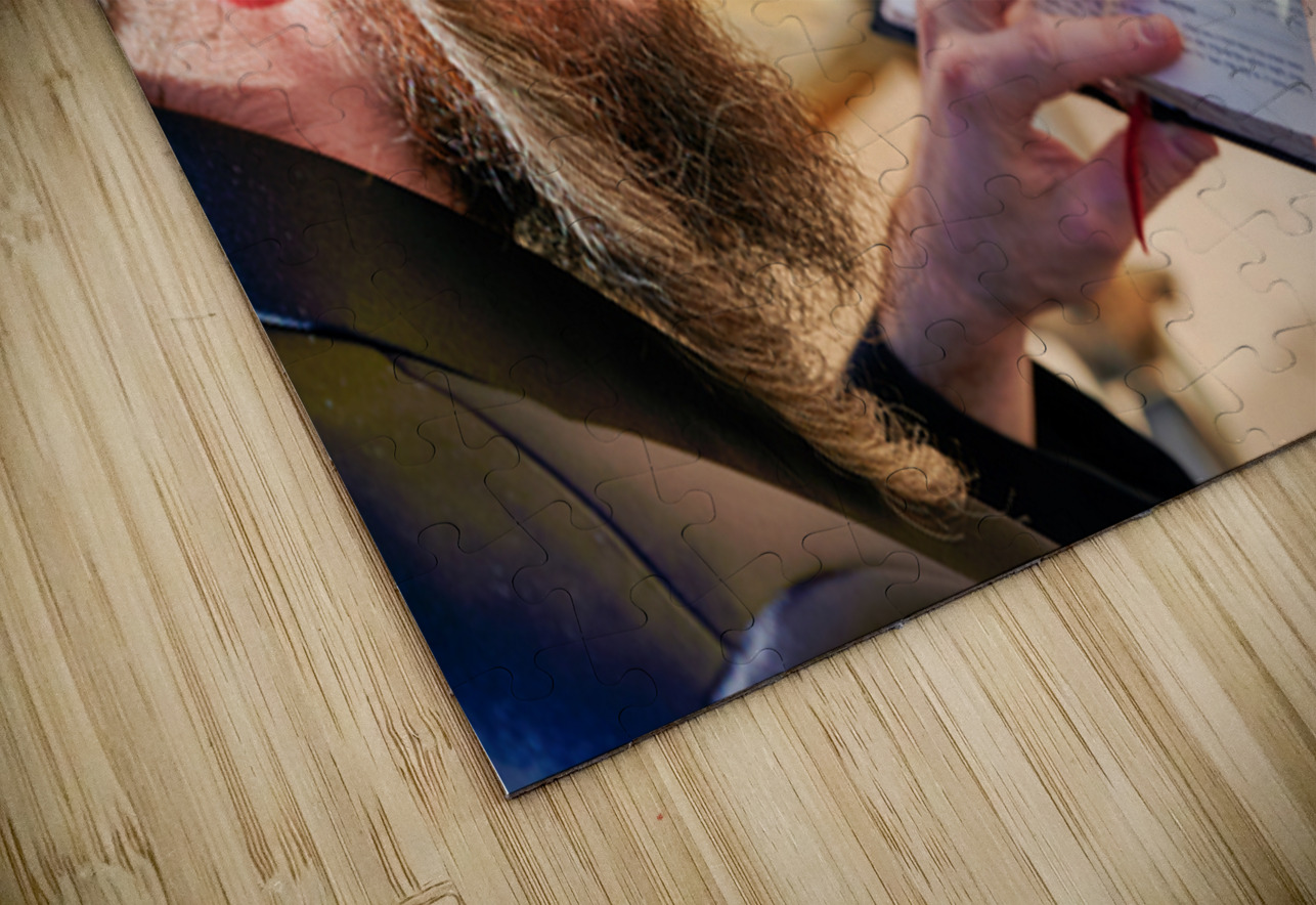 Prayer at the wailing wall in jerusalem by orthodox jews Marco Brivio Puzzle