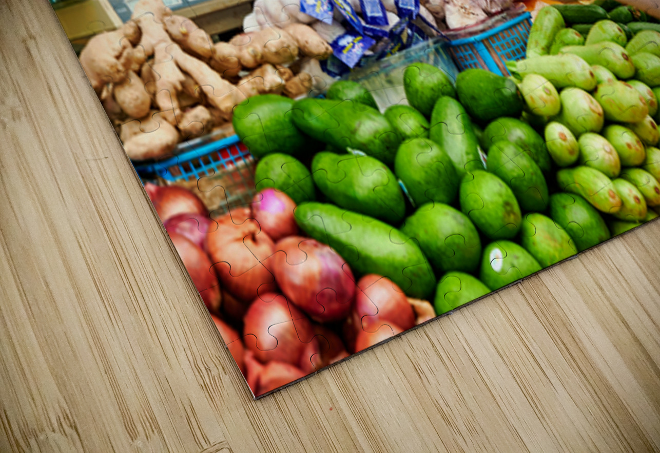 Local vendor sells fresh produce in Mahane Yehuda Market Marco Brivio Puzzle