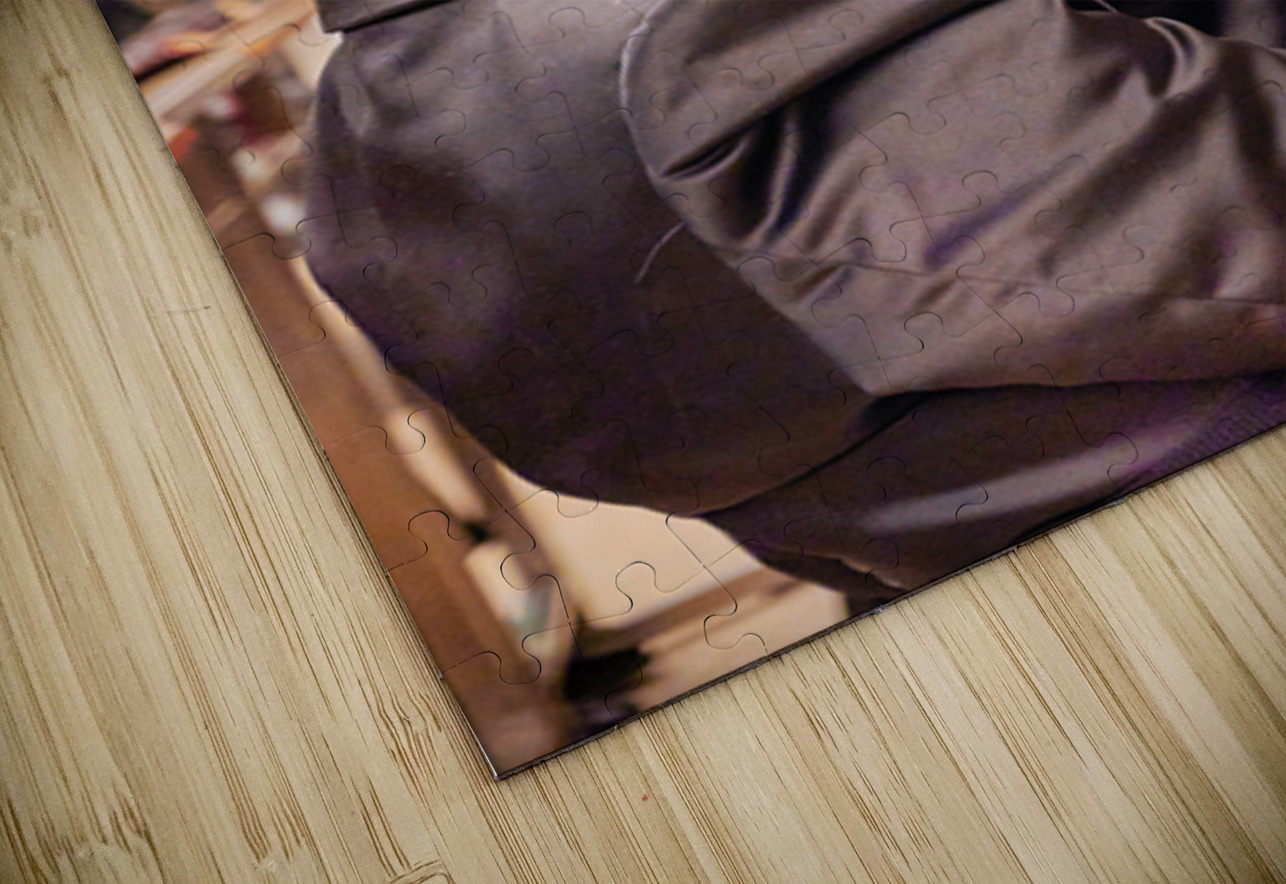 Orthodox Jews pray and read at the Wailing Wall in Jerusalem Marco Brivio Puzzle