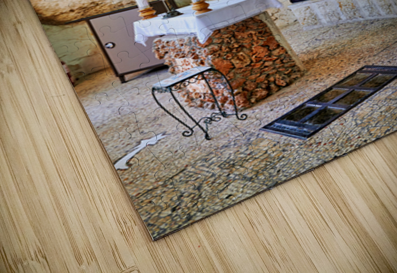 Visit to shepherds field chapel in bethlehem israel Marco Brivio Puzzle