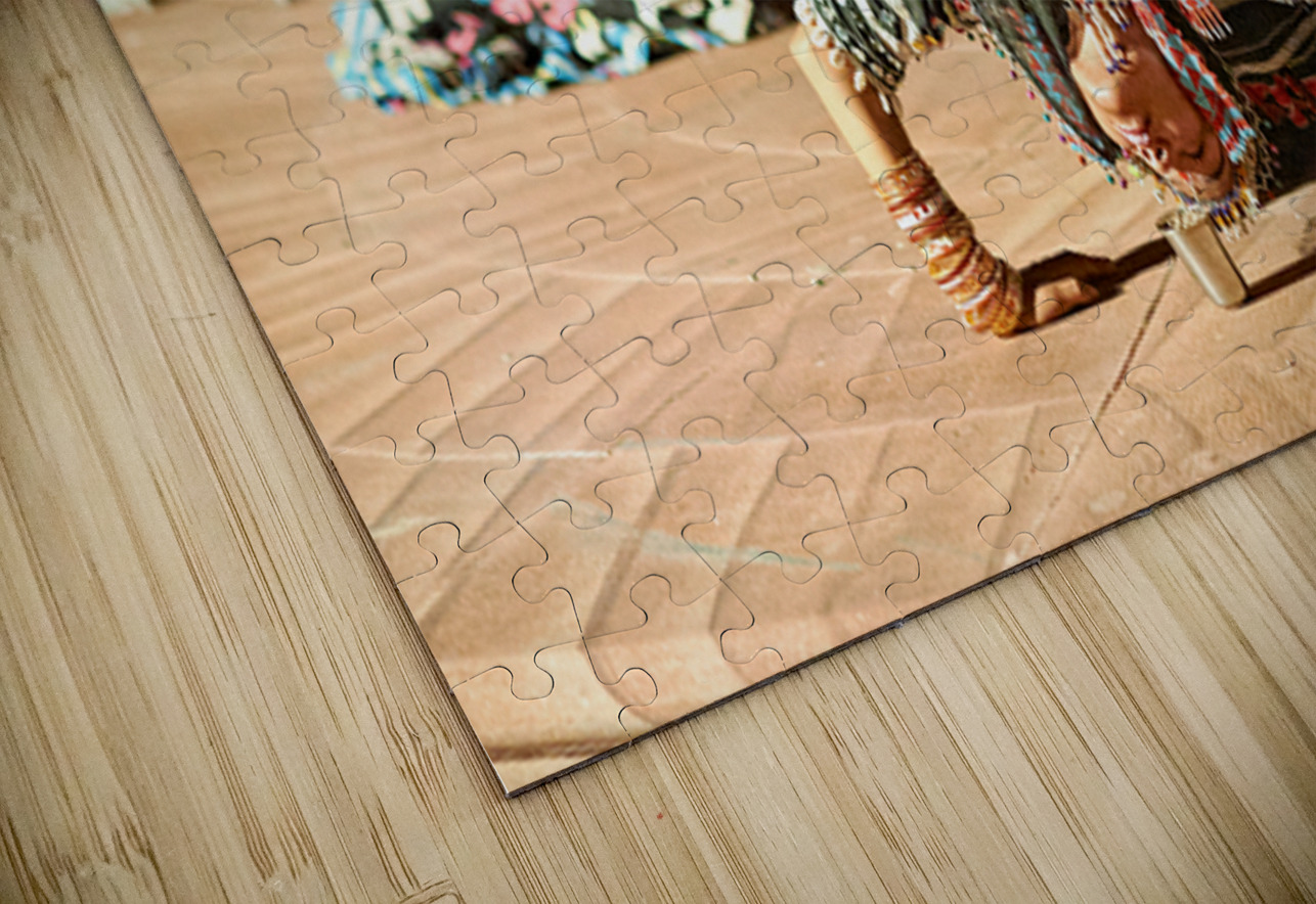 Traditional dance performance in Khimsar Rajasthan Marco Brivio Puzzle