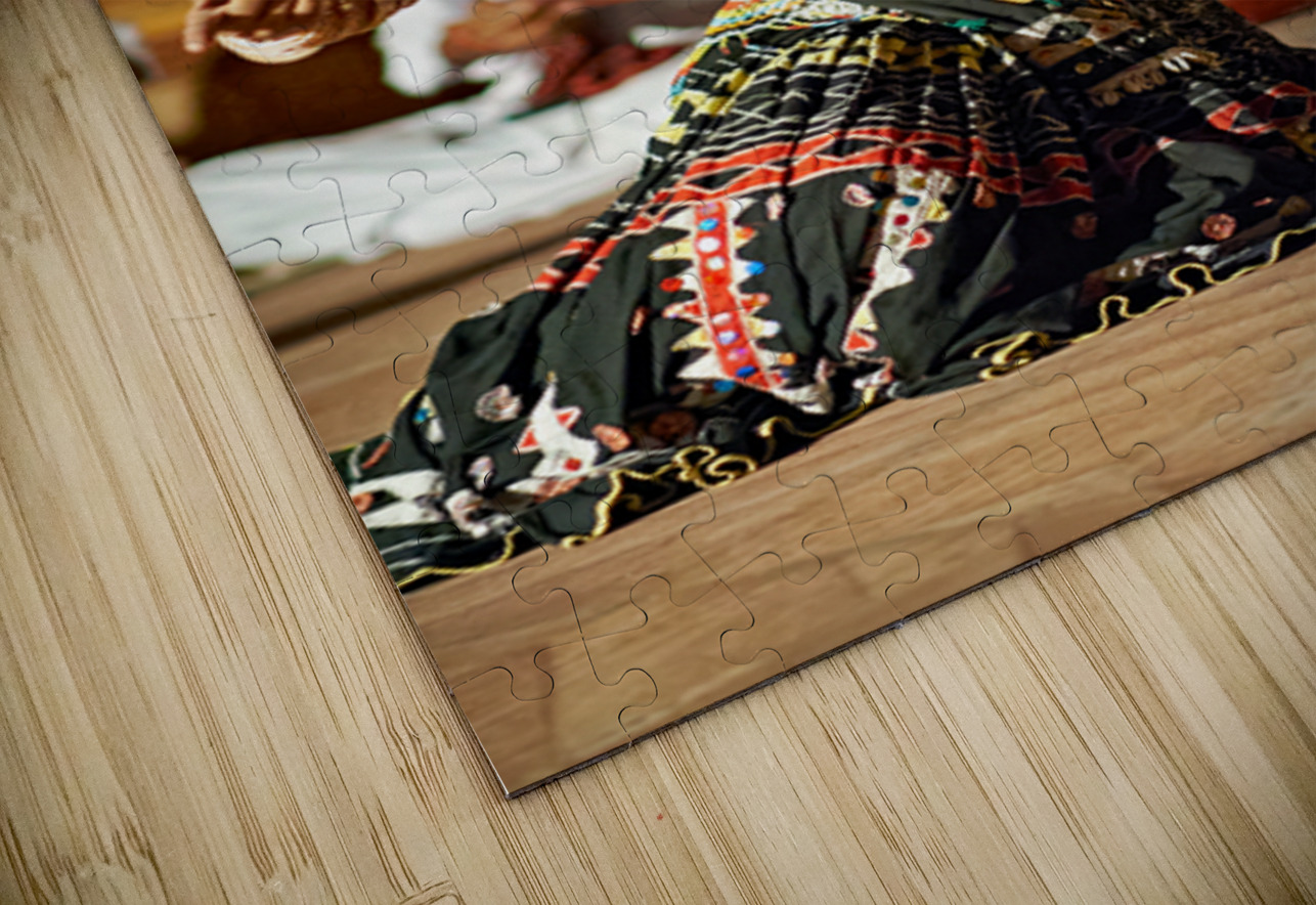 Traditional dance performance in Khimsar Rajasthan Marco Brivio Puzzle