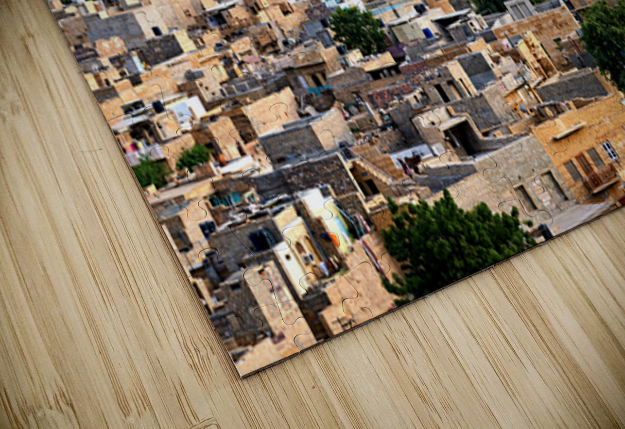Sunset cityscape view of Jaisalmer in Rajasthan Marco Brivio Puzzle