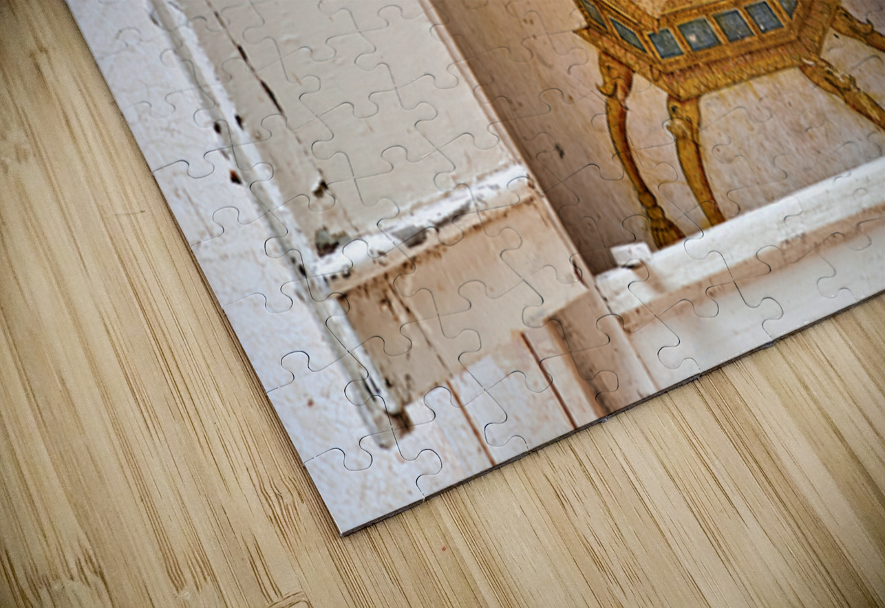 Artwork of a seated figure in Mehrangarh Fort Jodhpur Rajastha Marco Brivio Puzzle