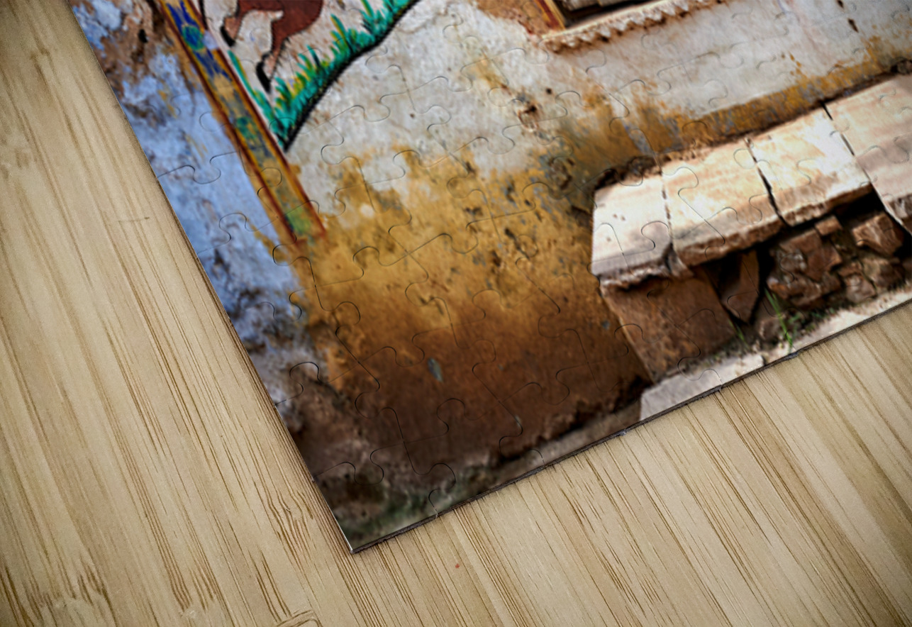 Painted house in Bundi shows culture of Rajasthan Marco Brivio Puzzle