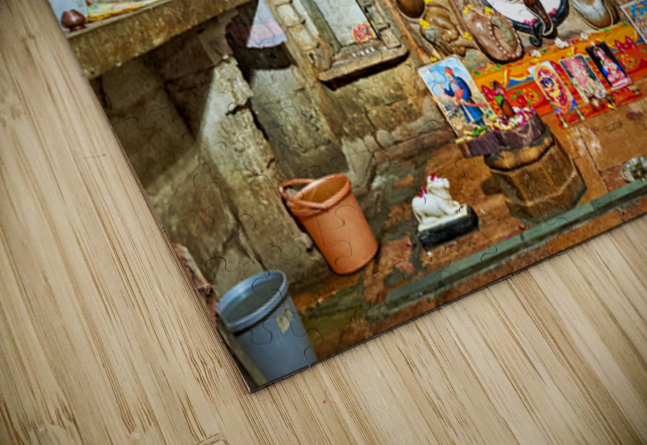 Rituals at Chittorgarh Fort in Rajasthan India during the day Marco Brivio Puzzle