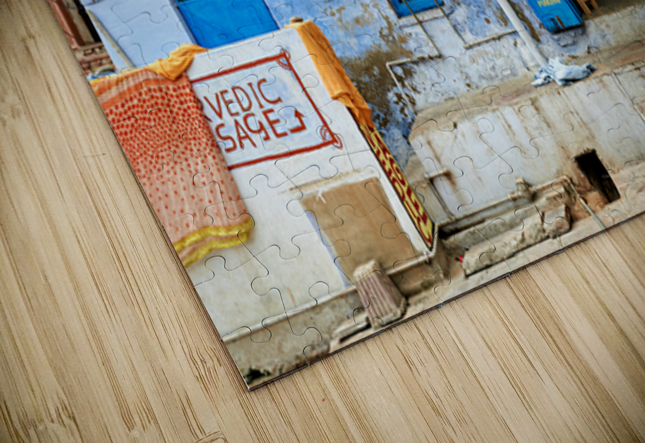 Bundi house showcasing local businesses and laundry Marco Brivio Puzzle