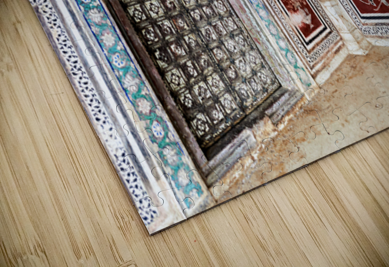 Decorations and paintings at Taragarh Fort in Bundi Rajasthan Marco Brivio Puzzle