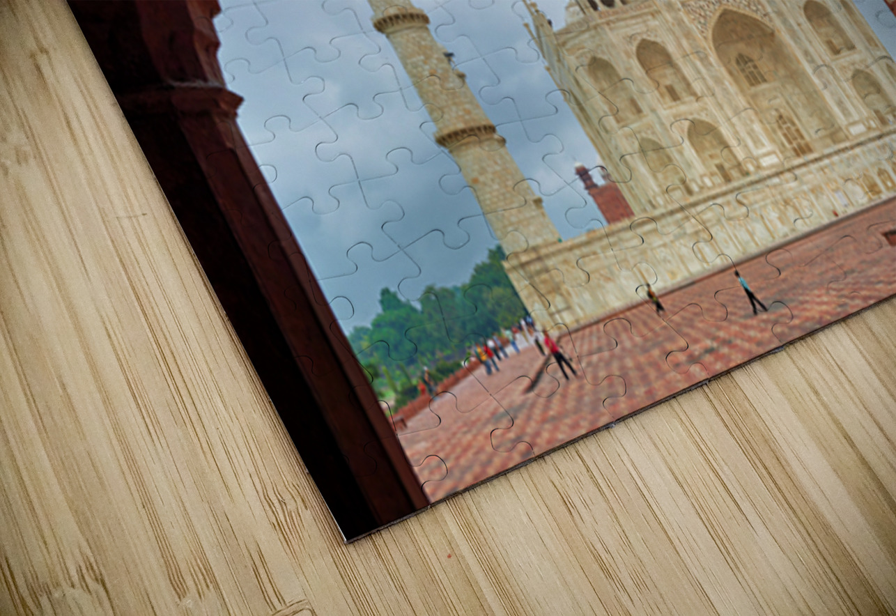 View of the Taj Mahal from an archway in Agra India Marco Brivio Puzzle