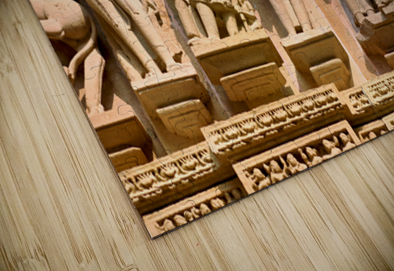 Exploring temple carvings of Khajuraho in Madhya Pradesh India Marco Brivio Puzzle