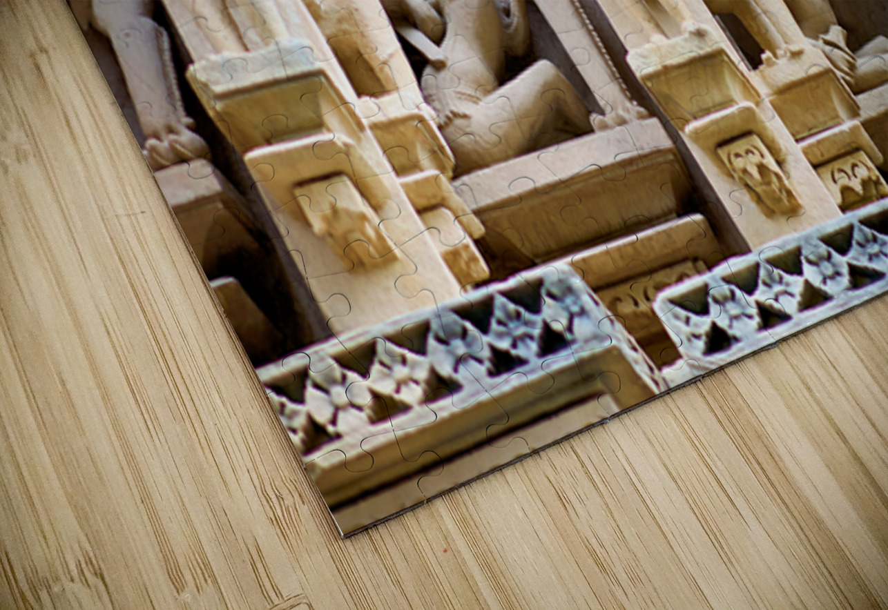 Hindu temples in Khajuraho show ancient art and carvings Marco Brivio Puzzle