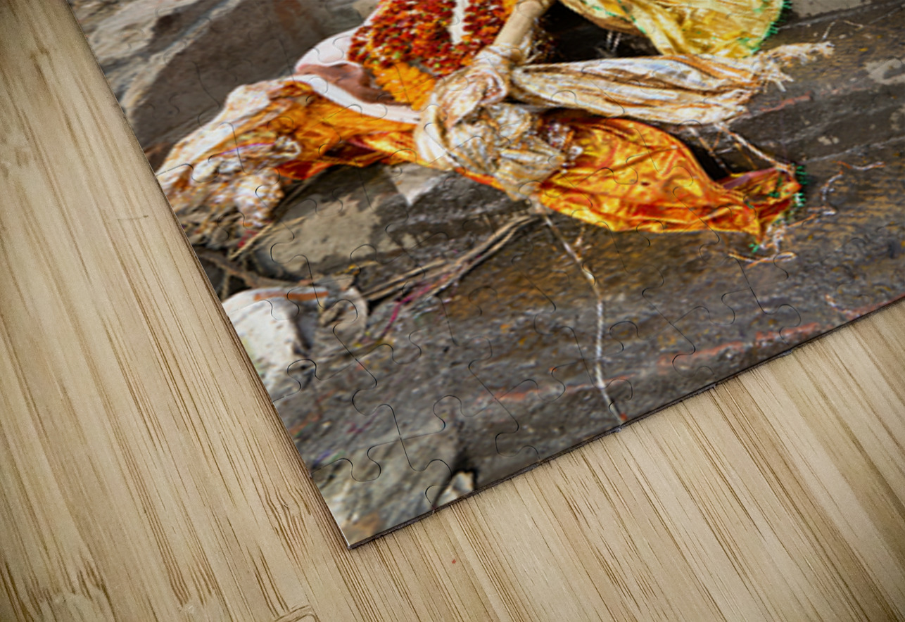 Cremation rites along the river Ganges in Varanasi India Marco Brivio Puzzle