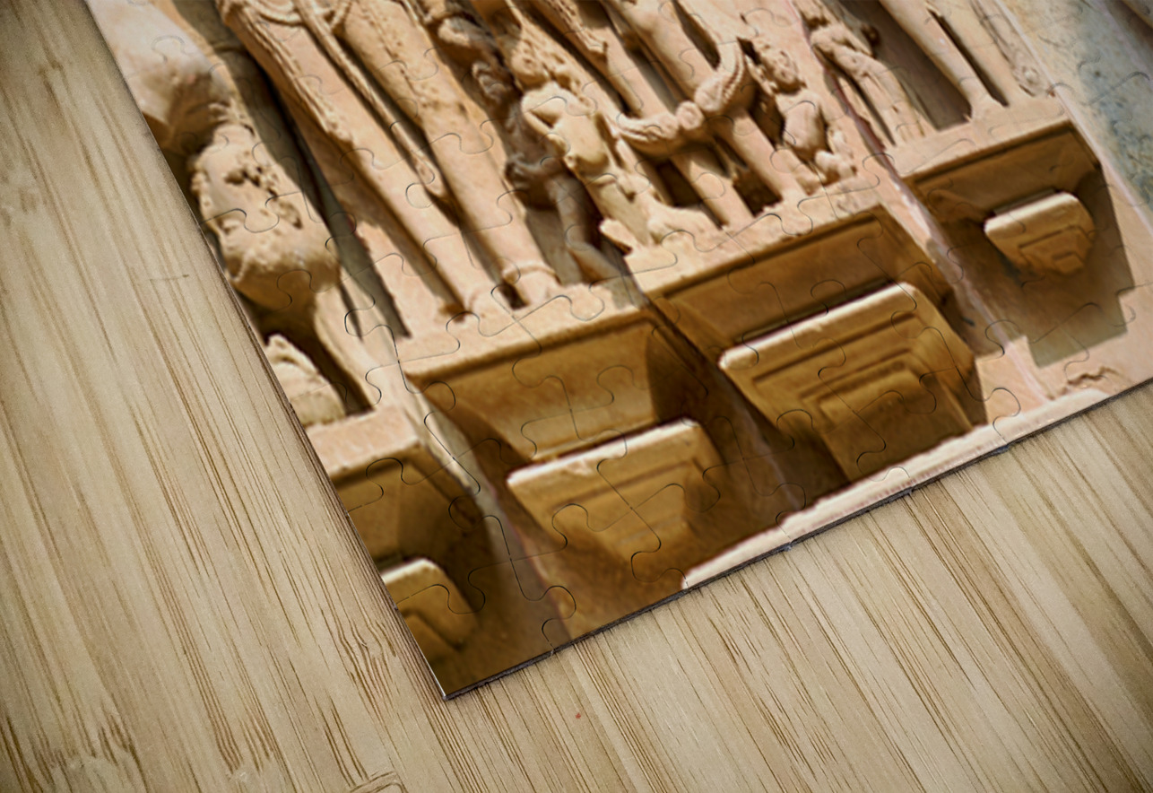 Hindu temples in Khajuraho display intricate carvings of life Marco Brivio Puzzle