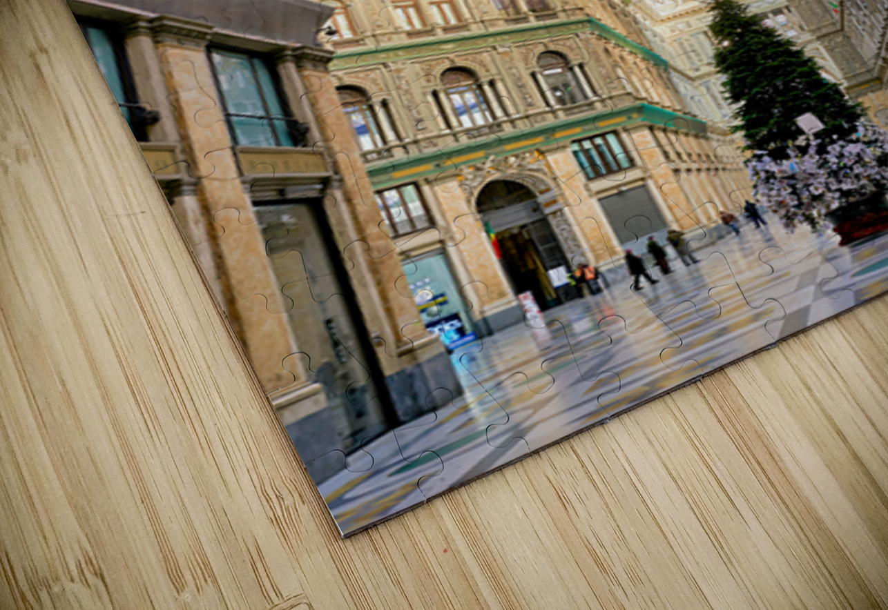 Visitors enjoy Galleria Umberto I in Naples for the holidays Marco Brivio Puzzle