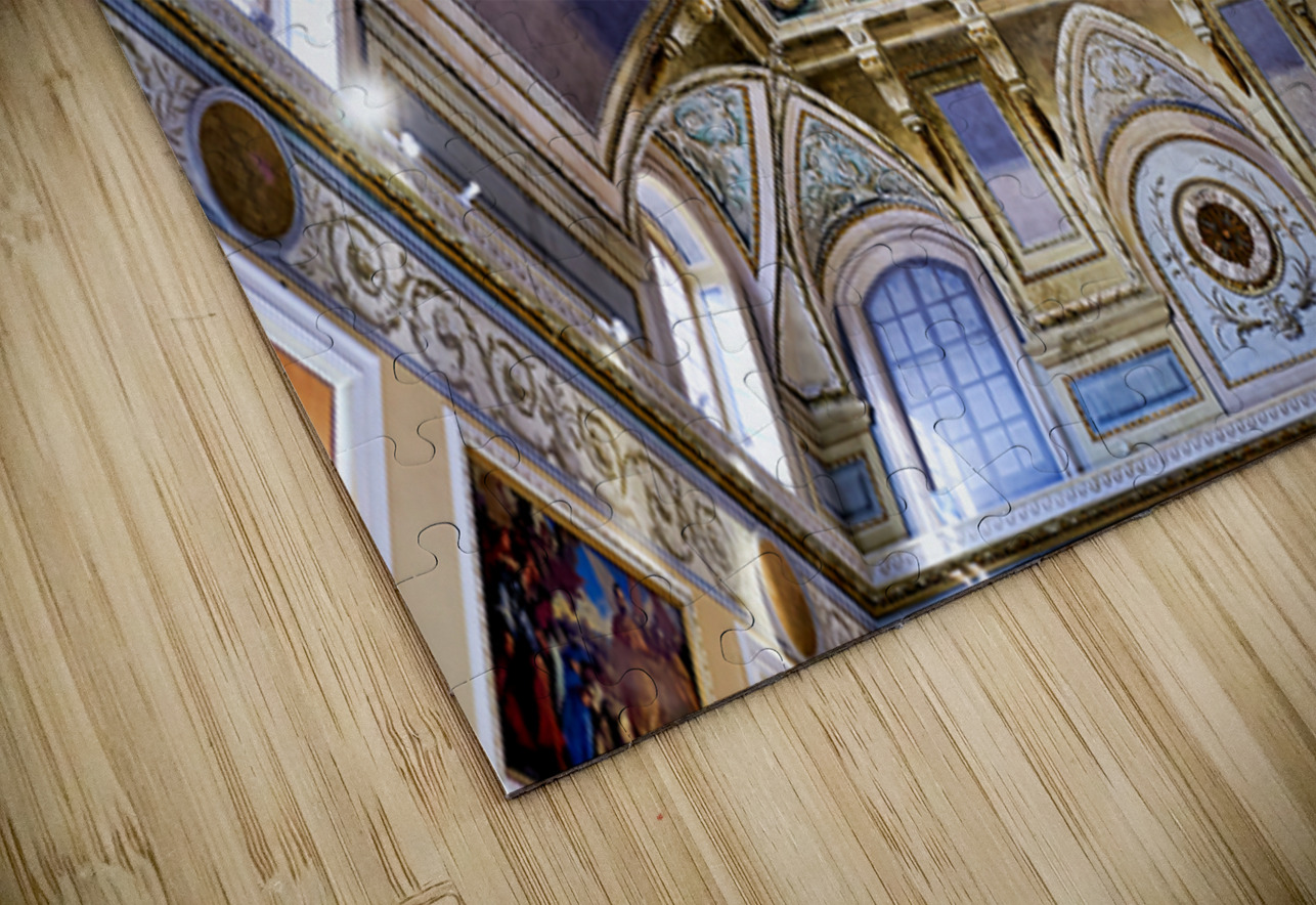 Ceiling view in the National Archaeological Museum of Naples Ita Marco Brivio Puzzle