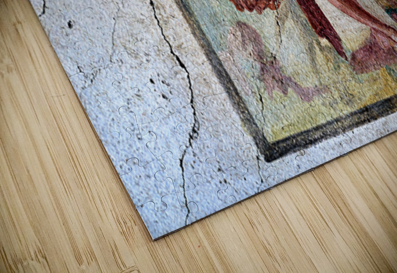 Pompeii mural showing figures in ancient Roman setting Marco Brivio Puzzle