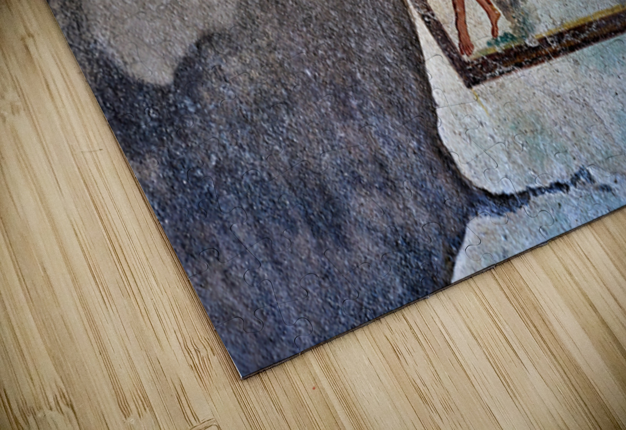 Ancient mural from Pompeii shows figures in a dramatic scene Marco Brivio Puzzle