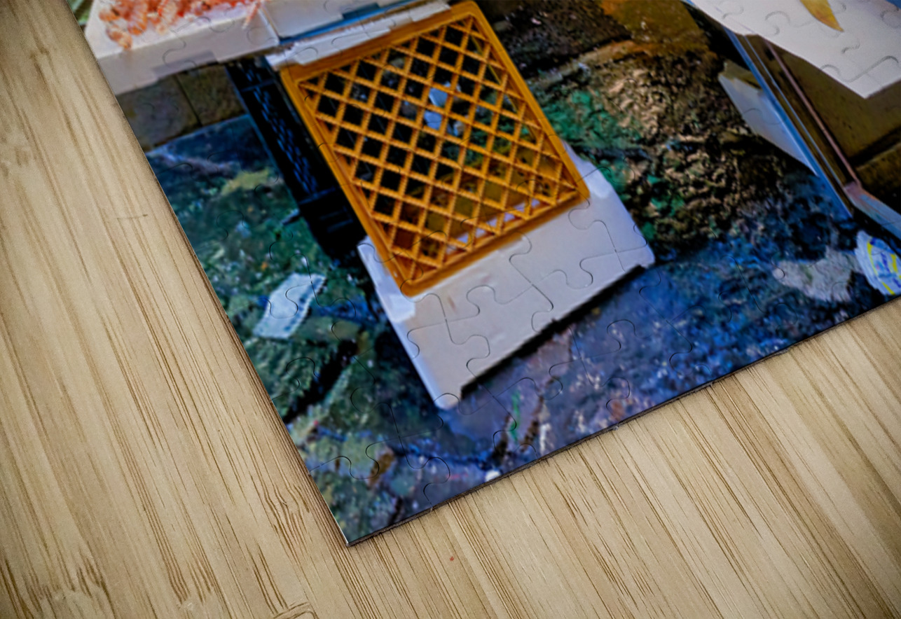 Fishmongers market in Pignasecca quarter of Naples Campania Ita Marco Brivio Puzzle