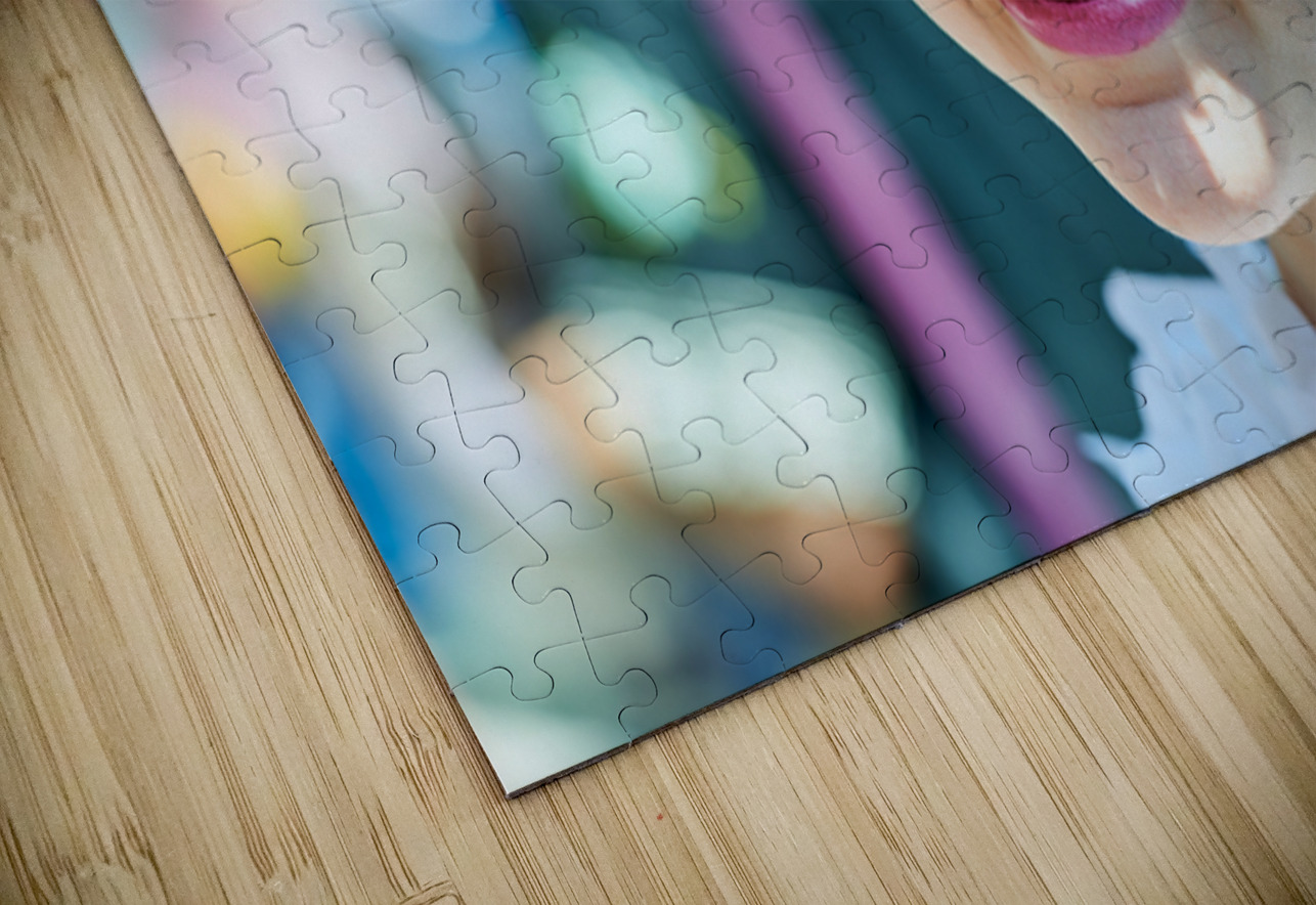 Easter parade in Manhattan with people celebrating and enjoying  Marco Brivio Puzzle