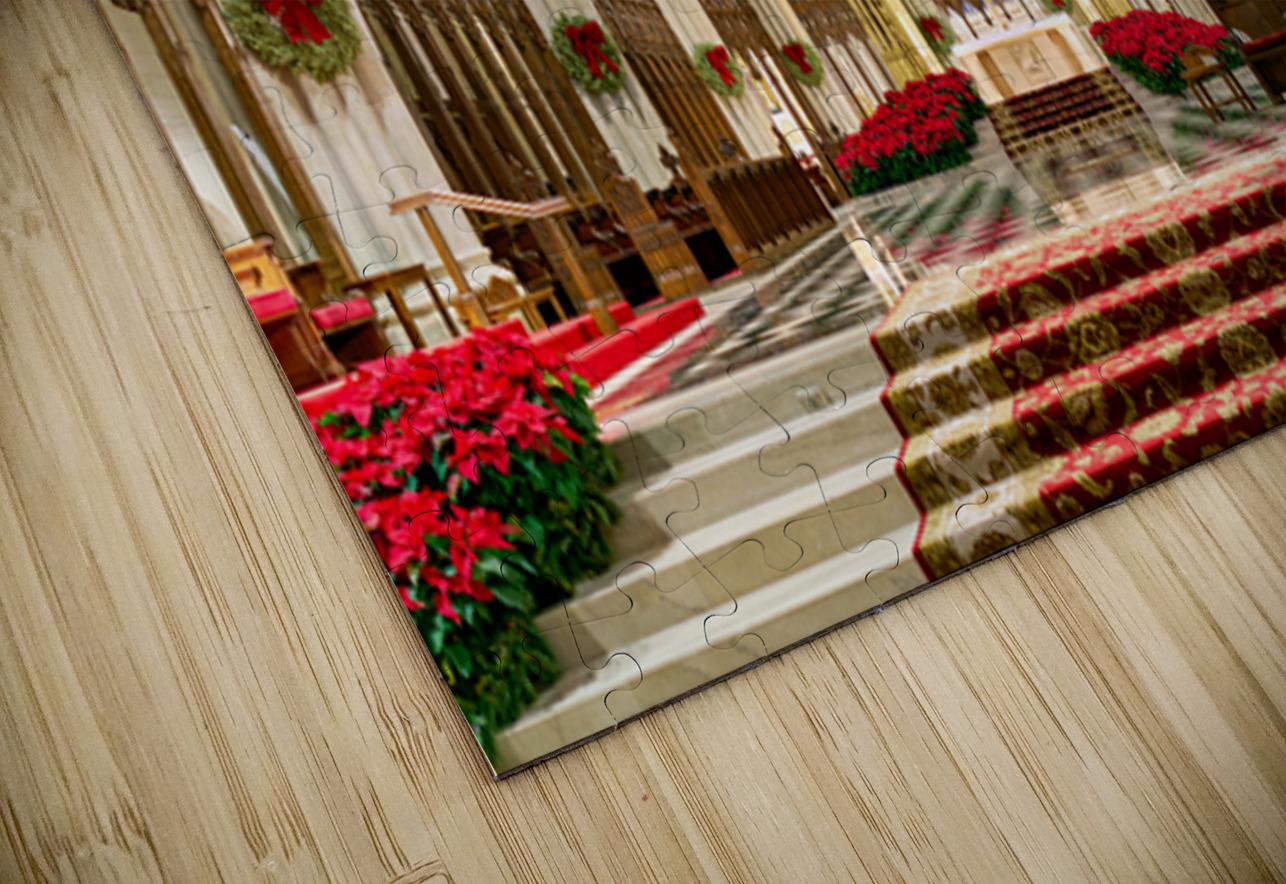 St. Patricks Cathedral interior in Manhattan during holiday sea Marco Brivio Puzzle