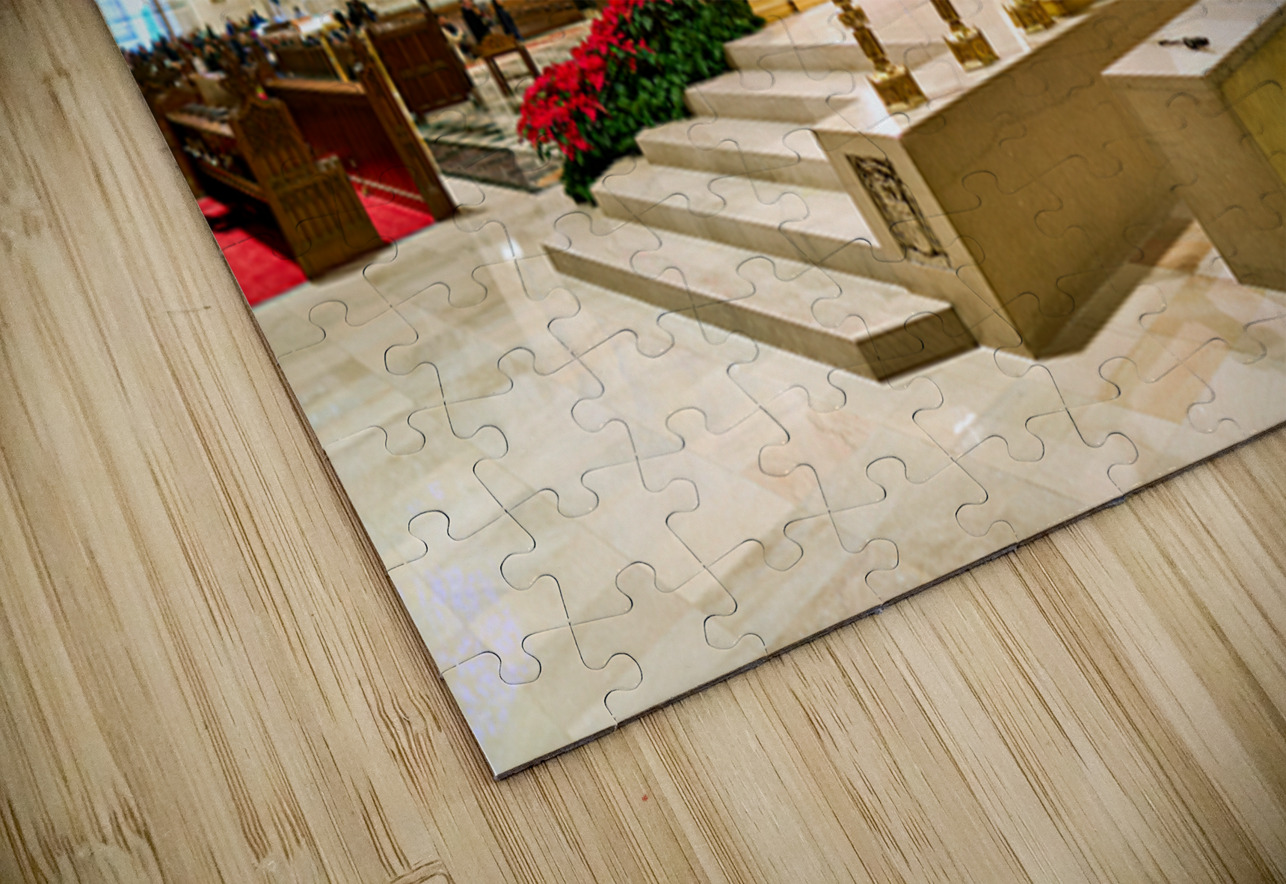 St. Patricks Cathedral interior in Manhattan during holiday sea Marco Brivio Puzzle