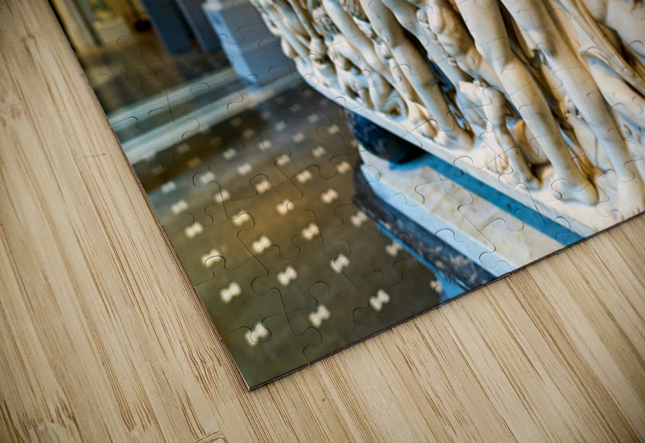 Sarcophagus display in the Greek and Roman Galleries of a museum Marco Brivio Puzzle