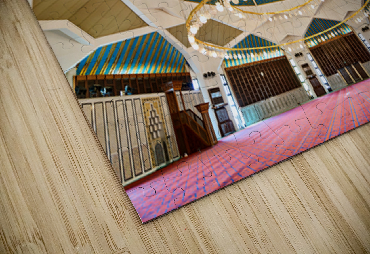 Visit to King Abdullah Mosque in Amman Jordan during daylight ho Marco Brivio Puzzle