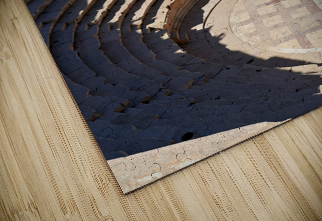 Exploring the theater of Gerasa in Jerash Jordan Marco Brivio Puzzle