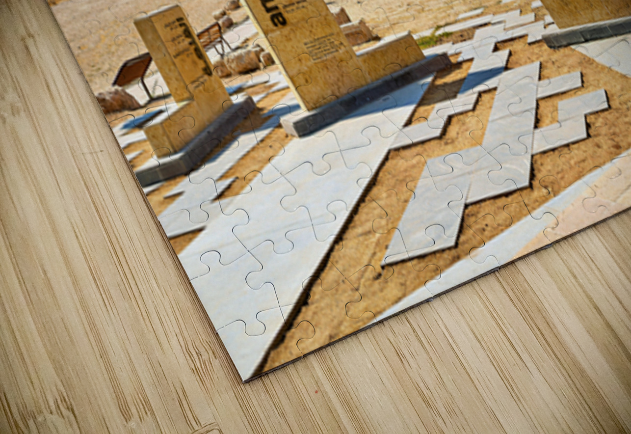 Exploring the Citadel in Amman Jordan during bright daylight Marco Brivio Puzzle